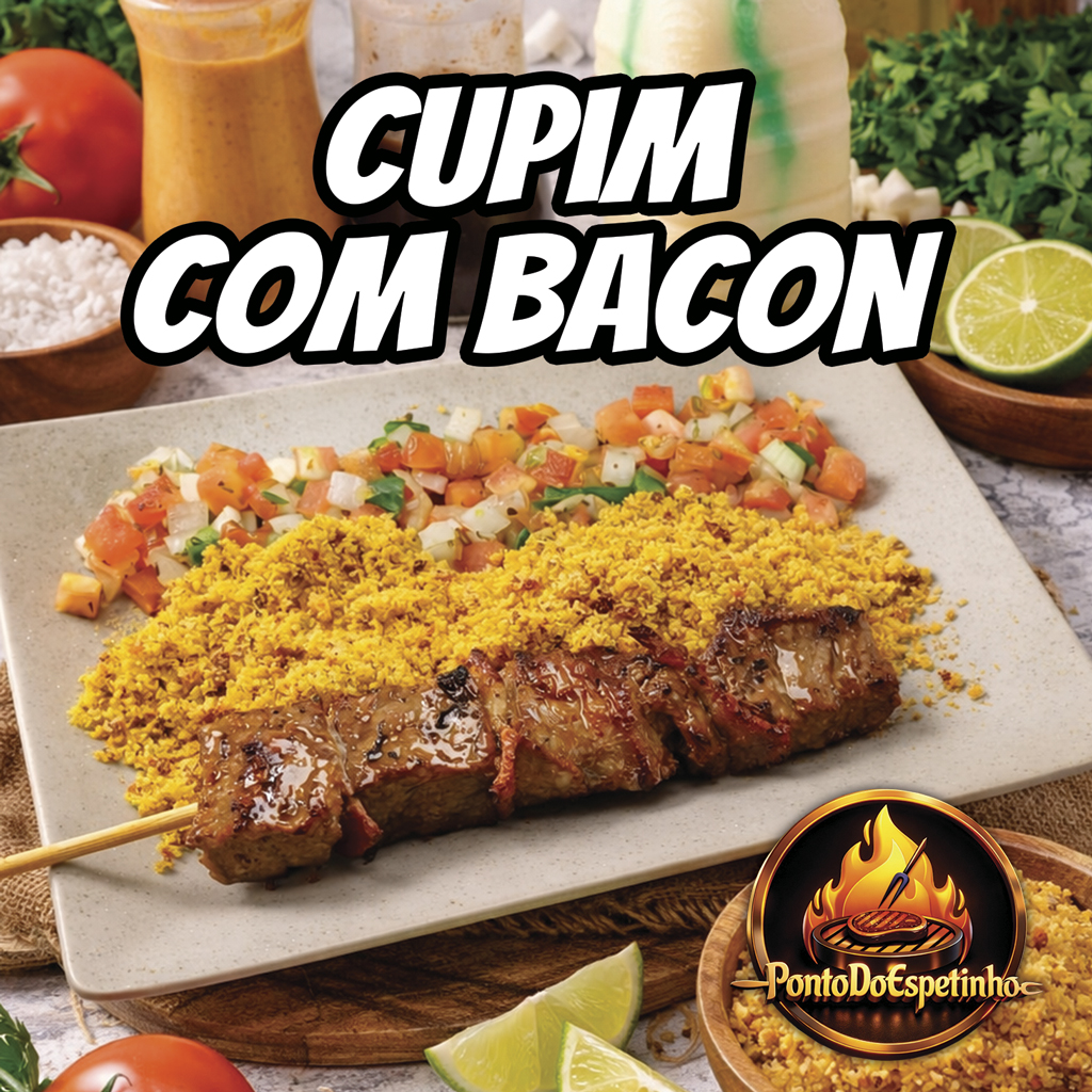 Cupim com Bacon na brasa
